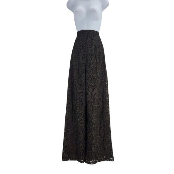 Sachin + Babi Black Lace Maxi Pants - Picture 1 of 4